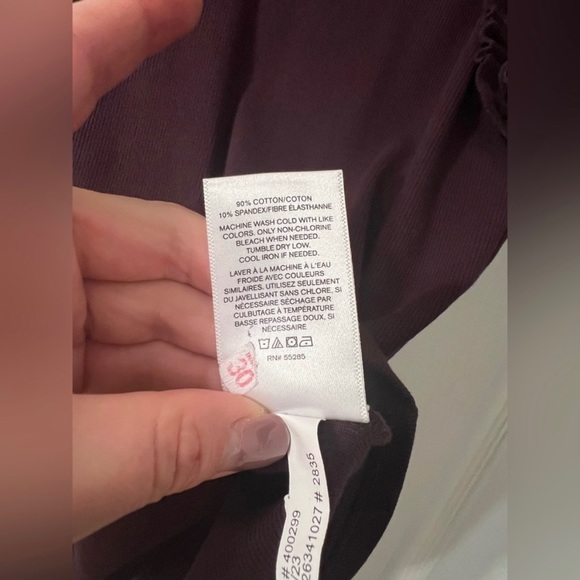 Express Ruffle Sleeve Top.  Size L - Picture 4 of 6